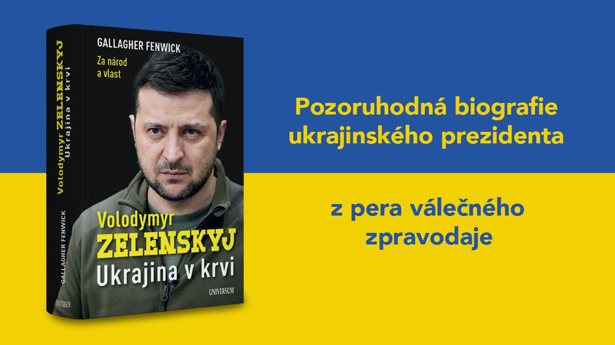 Vychází životopis Volodymyra Zelenského – Ukrajina v krvi